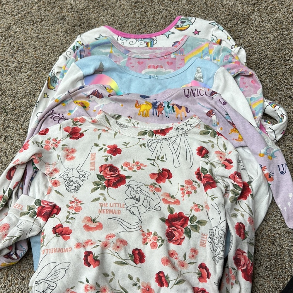 4 sets of 4T pajamas